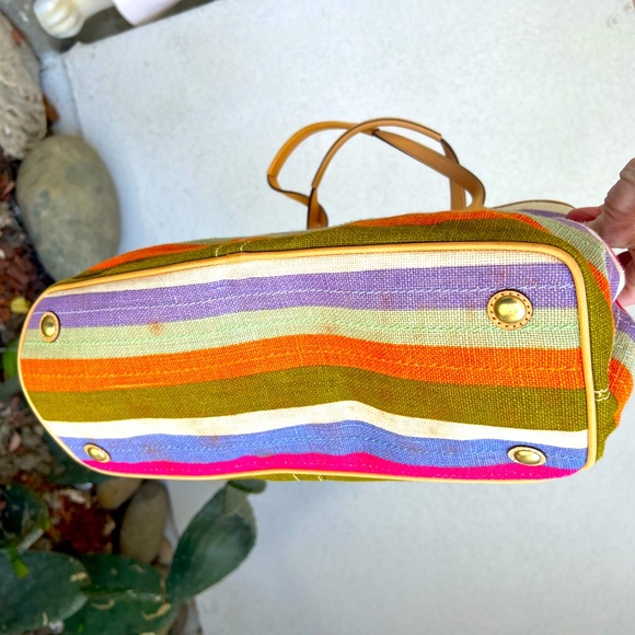 EUC 💐COACH 13847 💐LIMITED EDITION 10TH ANNIVERSARY  HAMPTON ARCHIVE RAINBOW TOTE - Picture 7 of 7